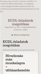 Mobile Screenshot of blog.ecdlfeladatok.hu