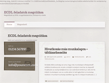 Tablet Screenshot of blog.ecdlfeladatok.hu